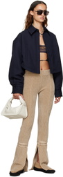 Jacquemus Navy Le Papier 'Le Bandeau Sognu' Bra