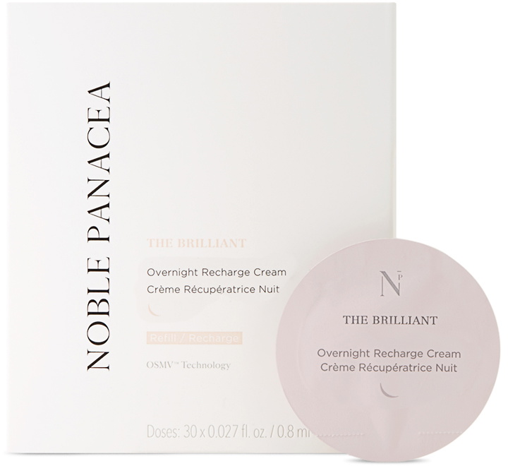Photo: Noble Panacea The Brilliant Overnight Recharge Cream Refill, 30 x 0.8 mL
