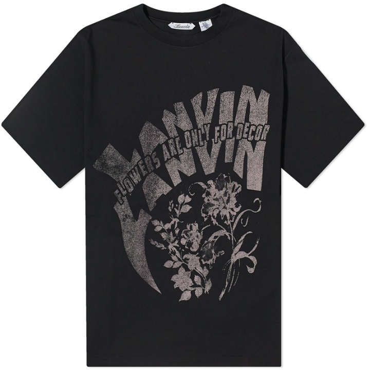 Photo: Lanvin Men's x Future Printed T-Shirt in Black