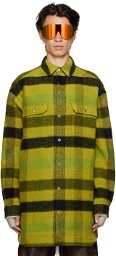 Rick Owens Green Oversized Jacket
