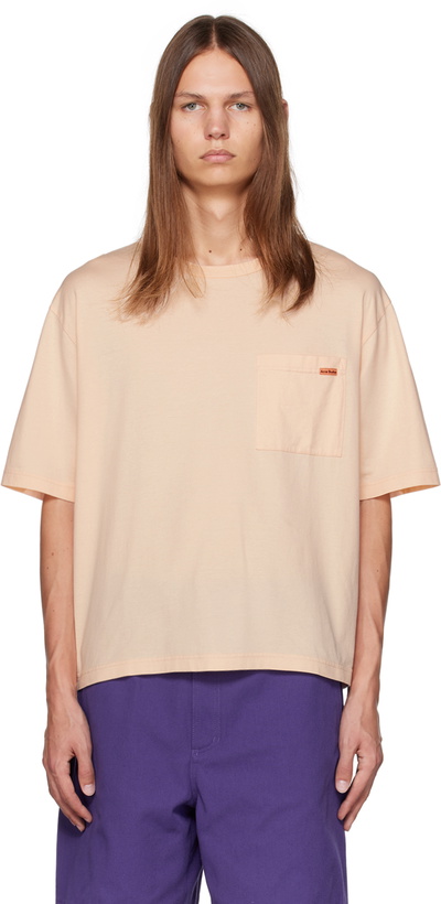 Photo: Acne Studios Pink Patch Pocket T-Shirt