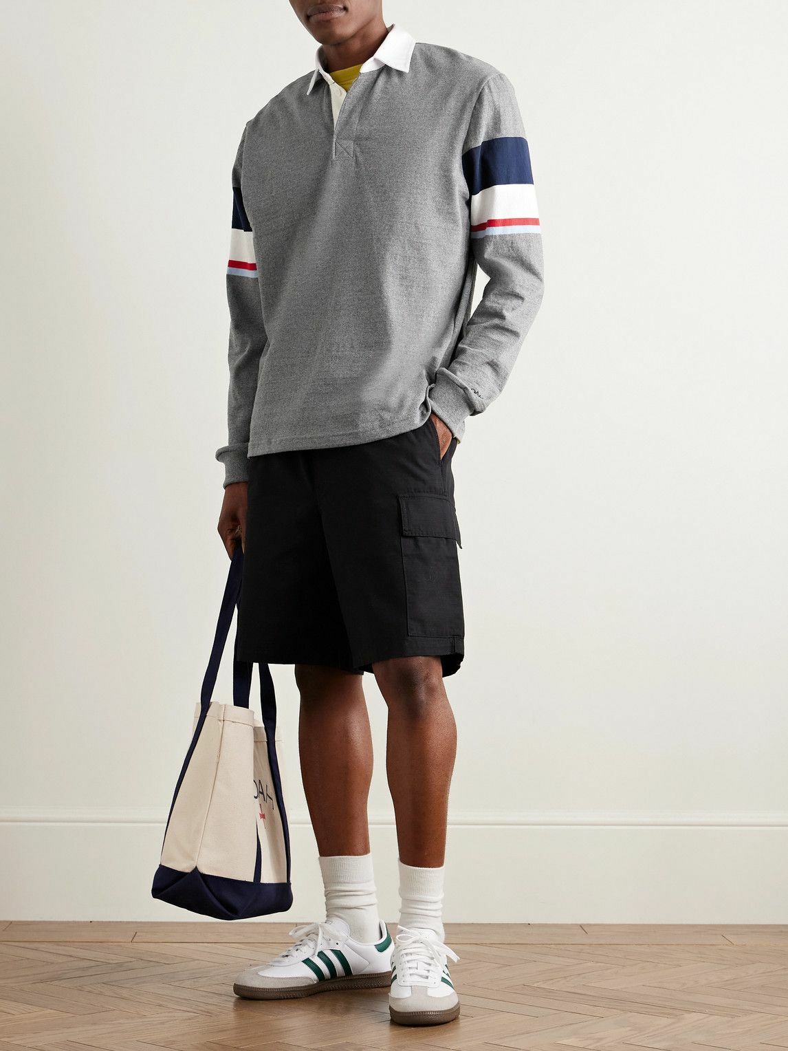 NOAH NYC Sail Stripe Rugby Shirt Sサイズ Noah Sail Rugby Shirt in Multi : Mens UK Outlet at SEIKK