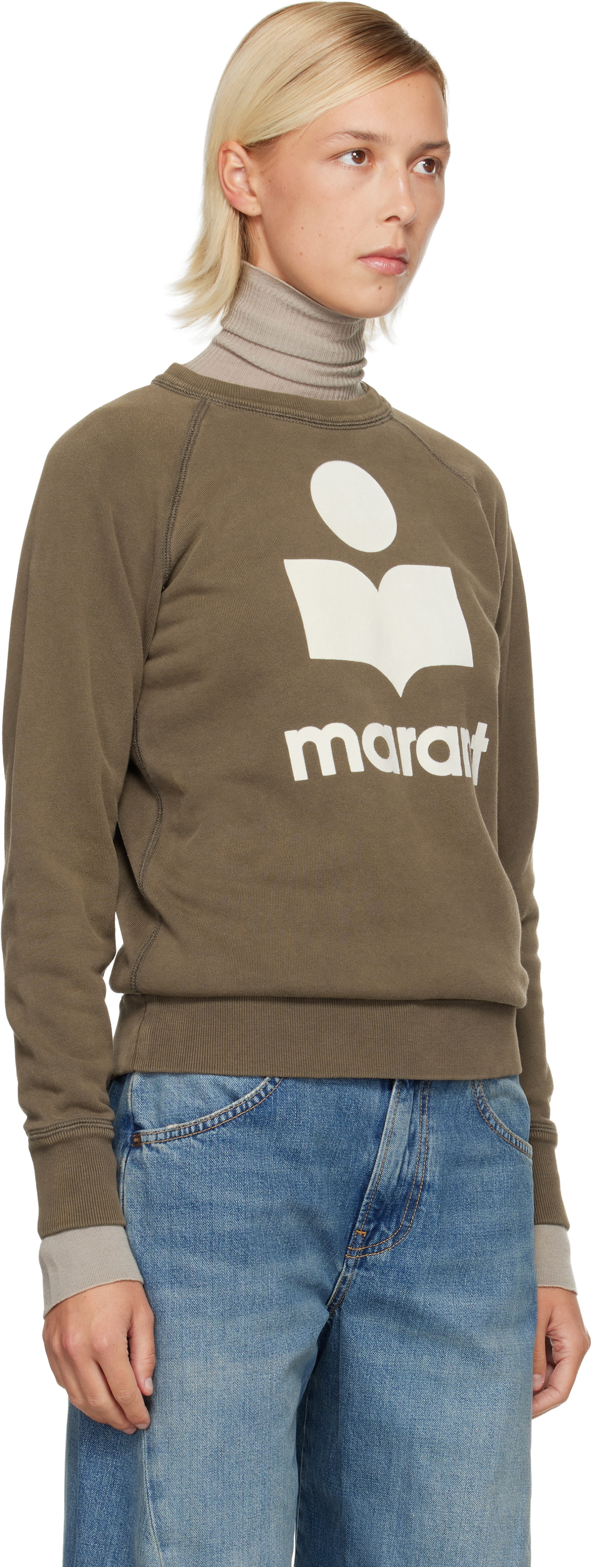 Isabel Marant Etoile Khaki Millyny Sweatshirt