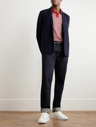 Mr P. - Knitted Merino Wool Blazer - Blue