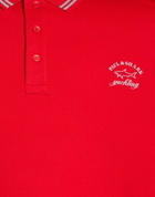 Paul & Shark Mens Polo shirt in Red