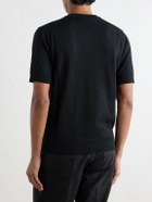 Altea - Wool T-Shirt - Black