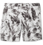 Onia - Calder Long-Length Marble-Print Swim Shorts - Men - Gray