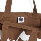 Good Morning Tapes Men's All Welcome Tote Bag in Choc 
