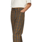 HOPE Beige and Blue Check Ric Trousers