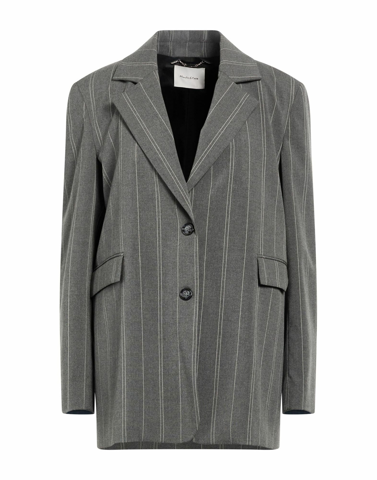 Manila Grace Womens Blazer in Grey
