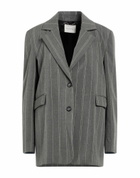Manila Grace Womens Blazer in Grey