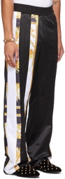 Versace Black Jersey Medusa Renaissance Lounge Pants