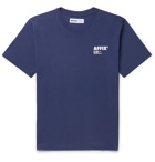 AFFIX - Logo-Print Cotton-Jersey T-Shirt - Navy