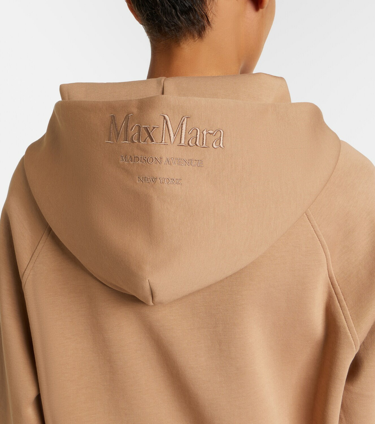 'S Max Mara Cotton-blend jersey hoodie