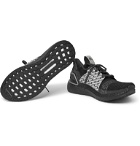 adidas Consortium - Neighborhood UltraBOOST 19 Rubber-Trimmed Primeknit Sneakers - Black