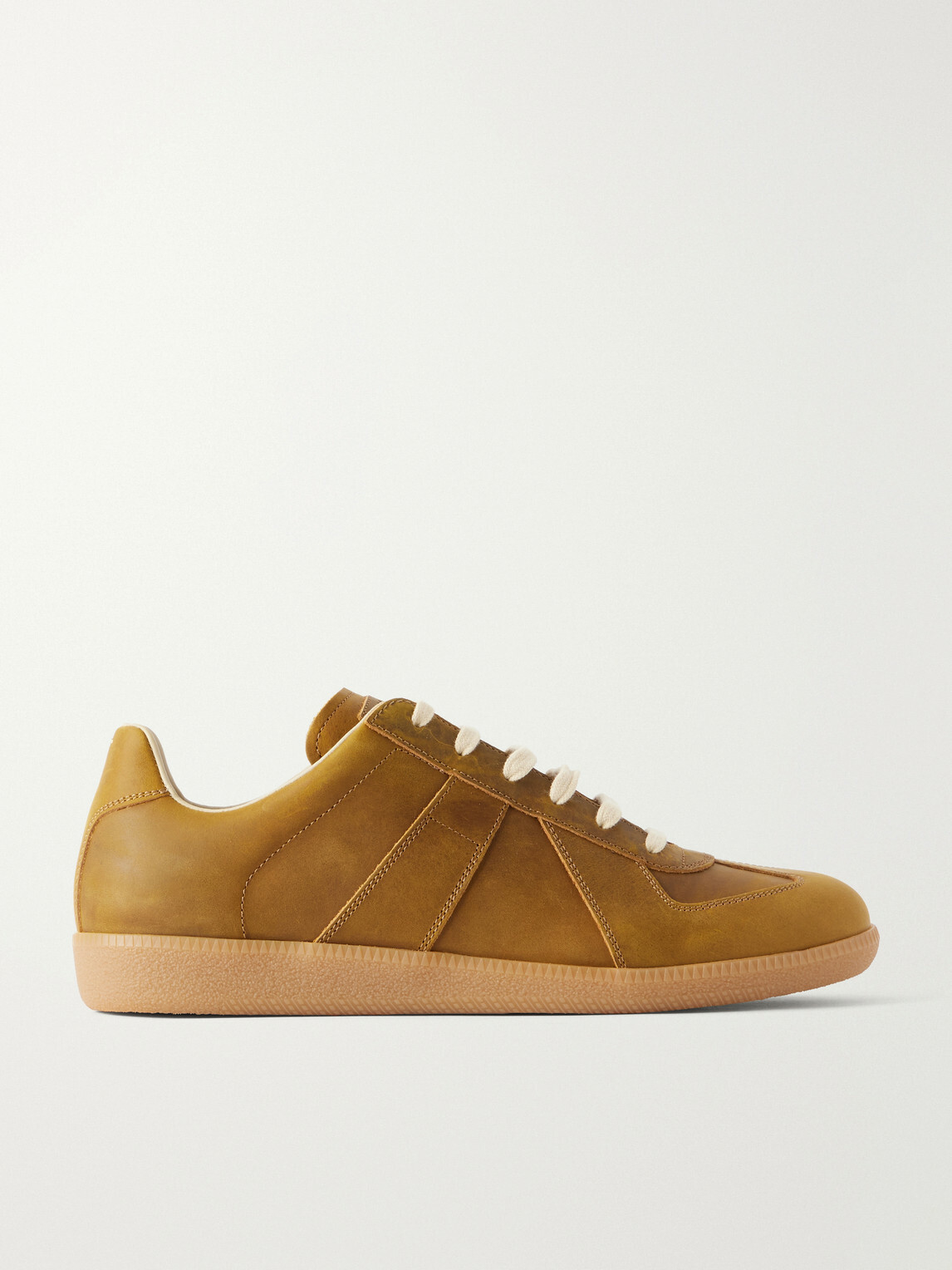 Maison Margiela - Replica Leather Sneakers - Brown