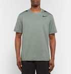 Nike Training - HyperMax Mélange Dri-FIT T-Shirt - Gray green