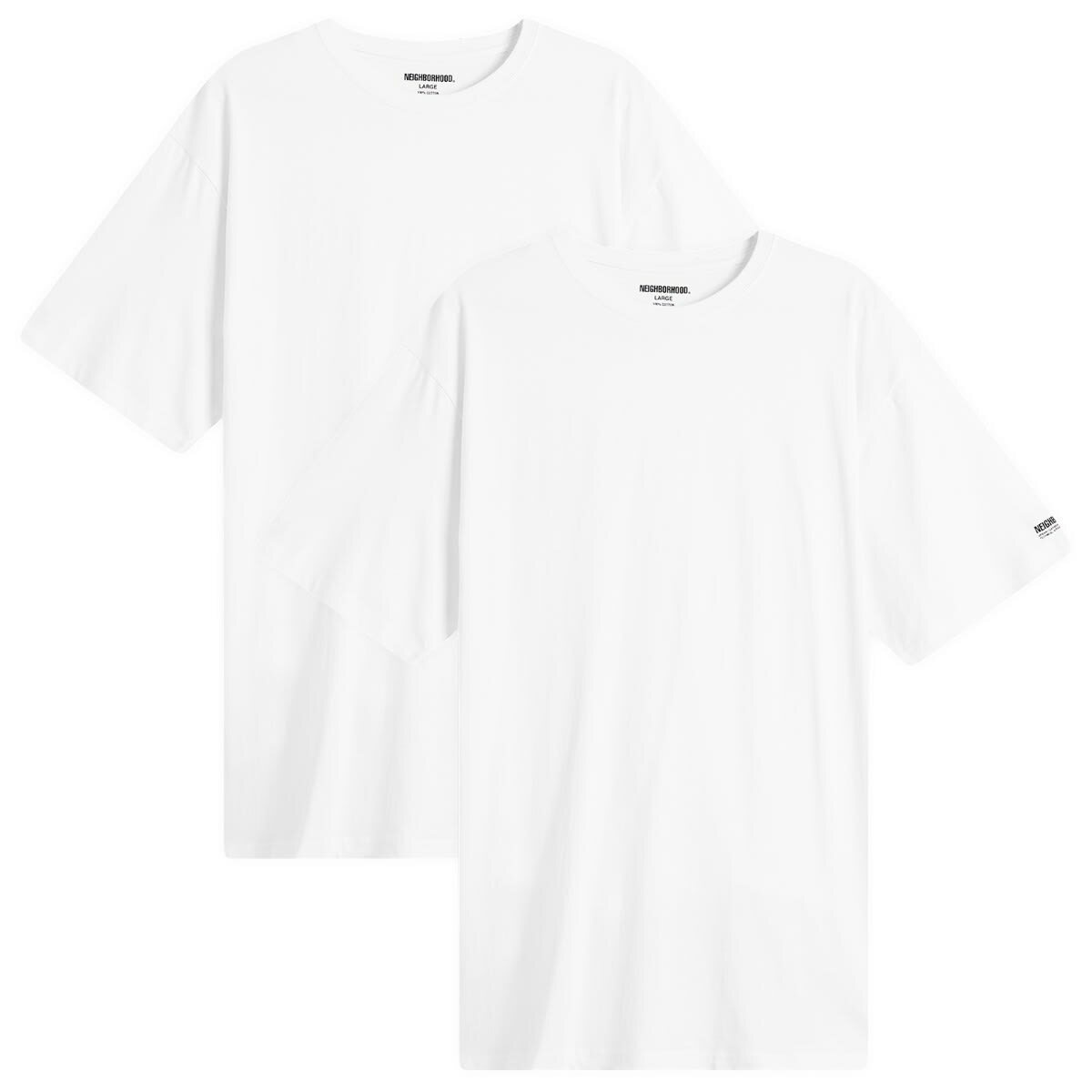 Neighborhood Men's SRL-1 Long Sleeve T-Shirt in White Neighborhood