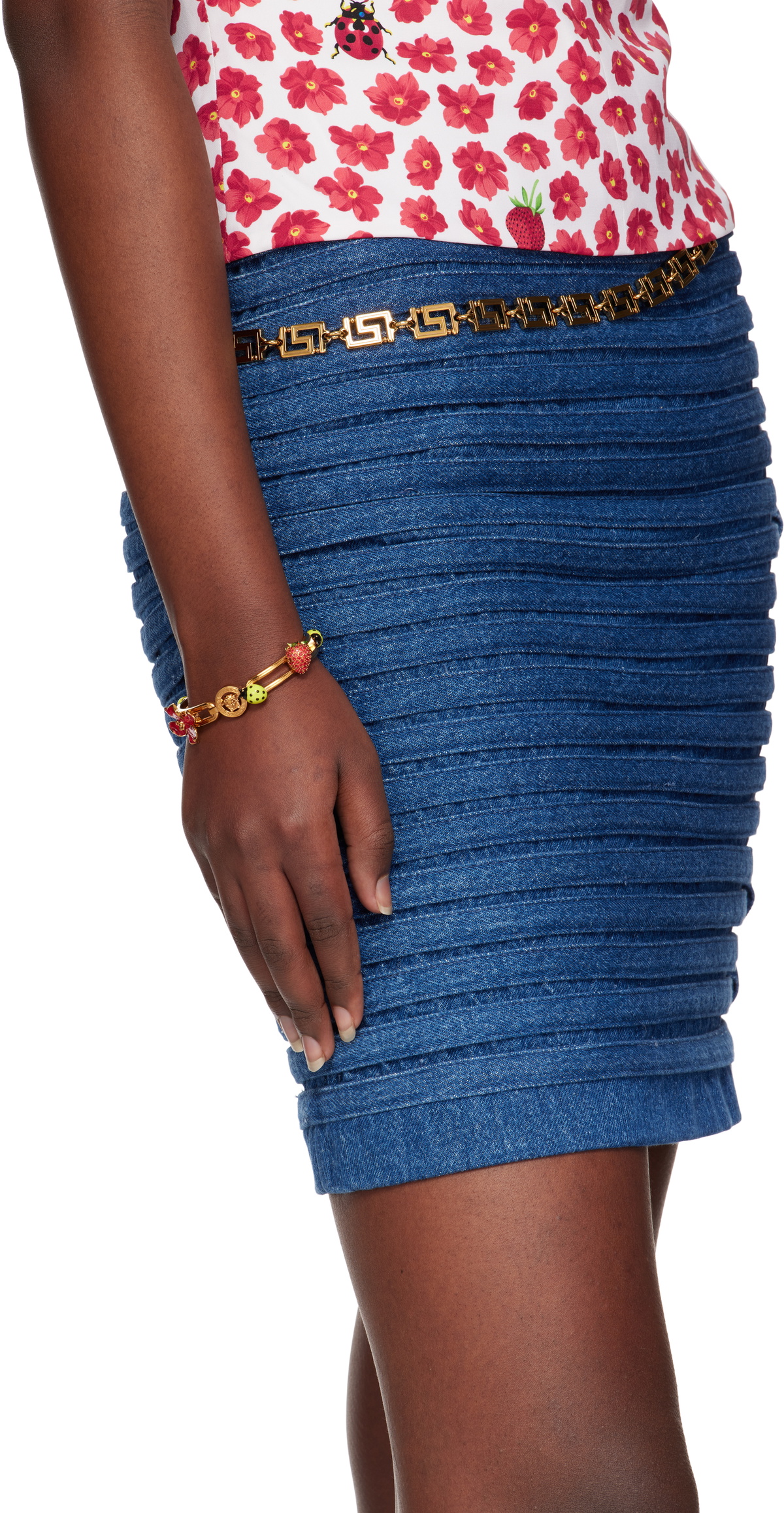 Versace Gold Enameled Bracelet