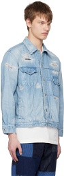 FDMTL Blue 8YR Wash Denim Jacket