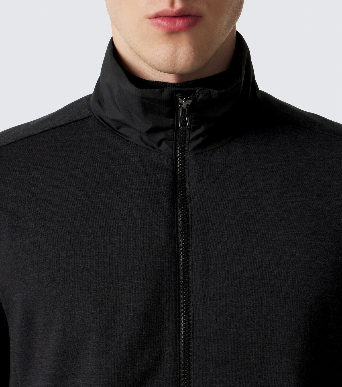 Sease Explorer wool-blend jersey ski sweatshirt