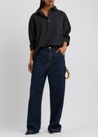 Darkpark Alex Wool Polo Shirt Dark Blue