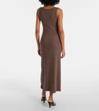 Leset Lauren sleeveless jersey midi dress