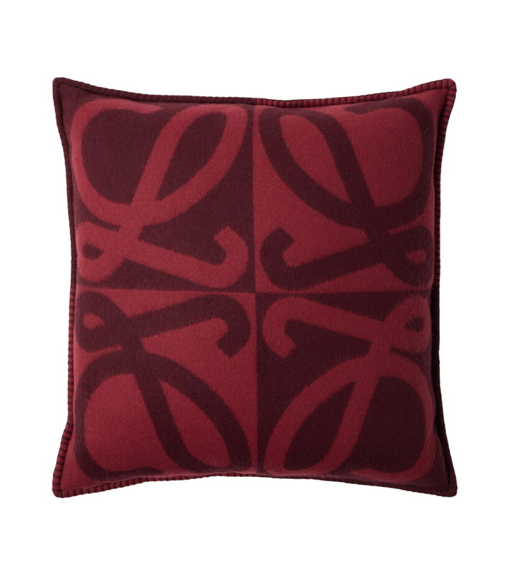 Photo: Loewe Anagram wool and cashmere cushion