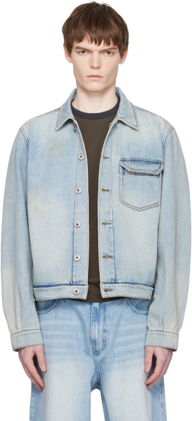 Photo: COOR Blue Riosell One Pocket Trucket Denim Jacket