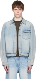 COOR Blue Riosell One Pocket Trucket Denim Jacket