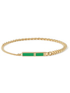 Bottega Veneta - Gold-Plated and Enamel Bracelet - Gold