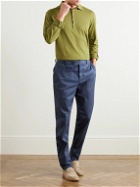 Massimo Alba - Ischia Cotton and Cashmere-Blend Polo Shirt - Green