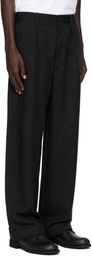 Junya Watanabe Gray Herringbone Trousers