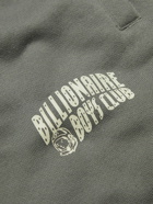 Billionaire Boys Club - Slim-Fit Tapered Logo-Print Cotton-Jersey Sweatpants - Gray