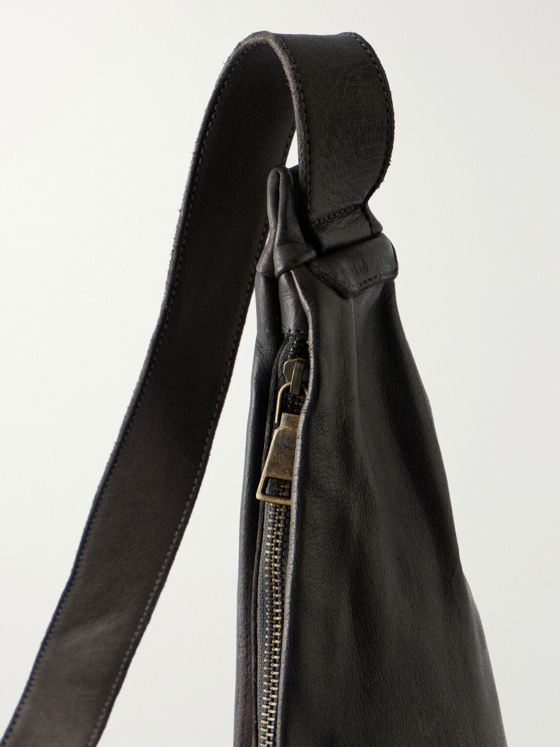 Officine Creative - Helmet/30 Textured-Leather Messenger Bag - Black