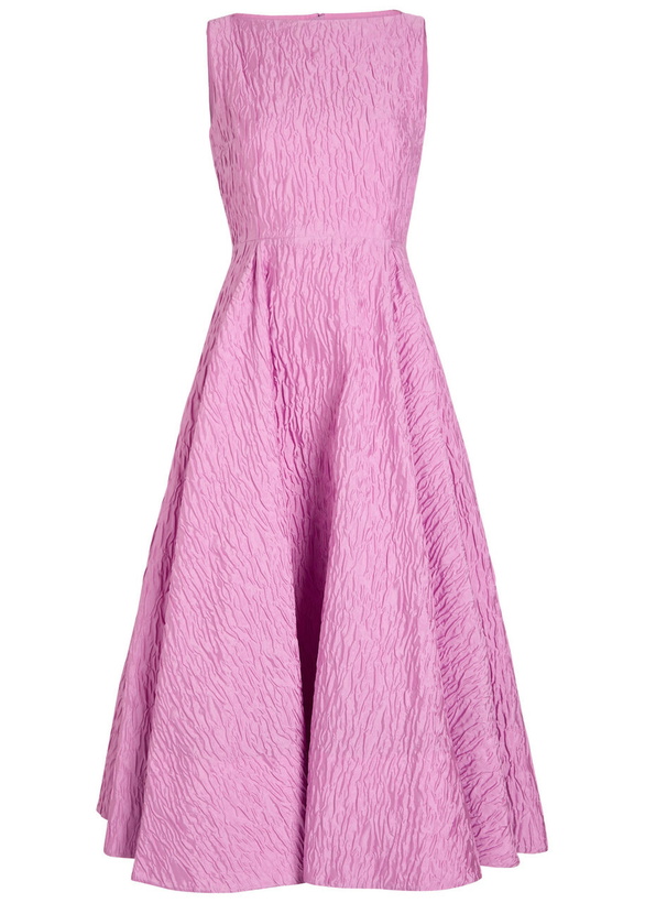 Photo: Roksanda Tera Cloqué Midi Dress Light Pink