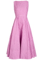 Roksanda Tera Cloqué Midi Dress Light Pink