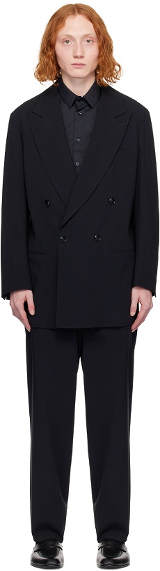 Photo: Giorgio Armani Black Double-Breasted Suit