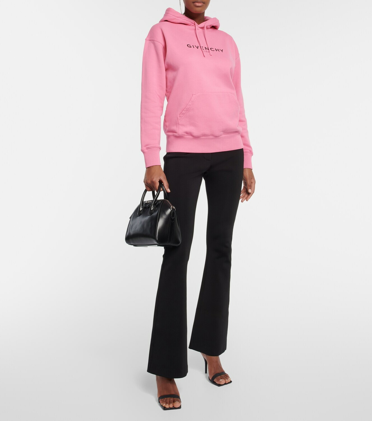 Givenchy - Logo cotton jersey hoodie