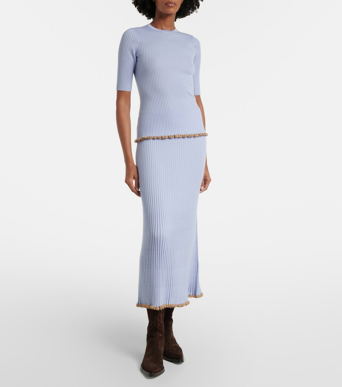 Gabriela Hearst Mireya cashmere and silk top