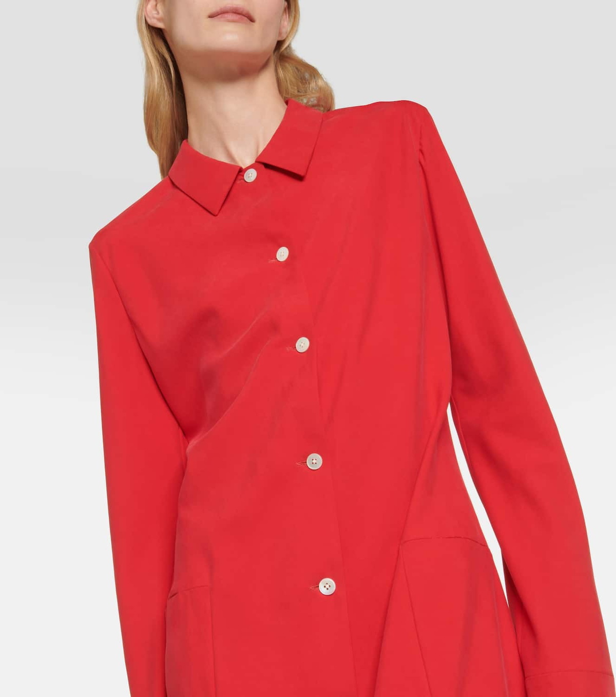 The Row Women's Lucetta Silk Shirt White