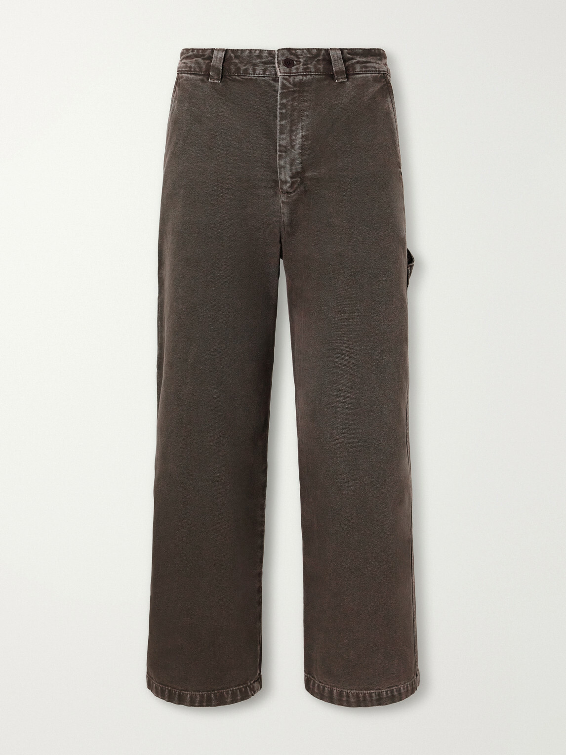 A.P.C. - Dan Carpenter Wide-Leg Cotton-Canvas Trousers - Brown