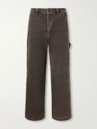A.P.C. - Dan Carpenter Wide-Leg Cotton-Canvas Trousers - Brown