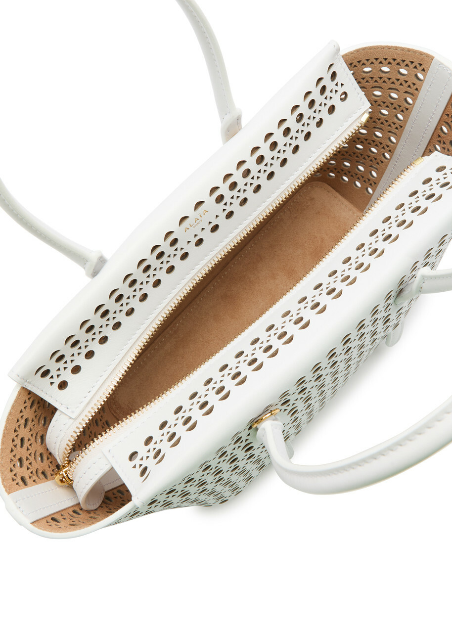 Alaïa Neo Mina 20 Leather top Handle bag - White - One Size ALAÏA