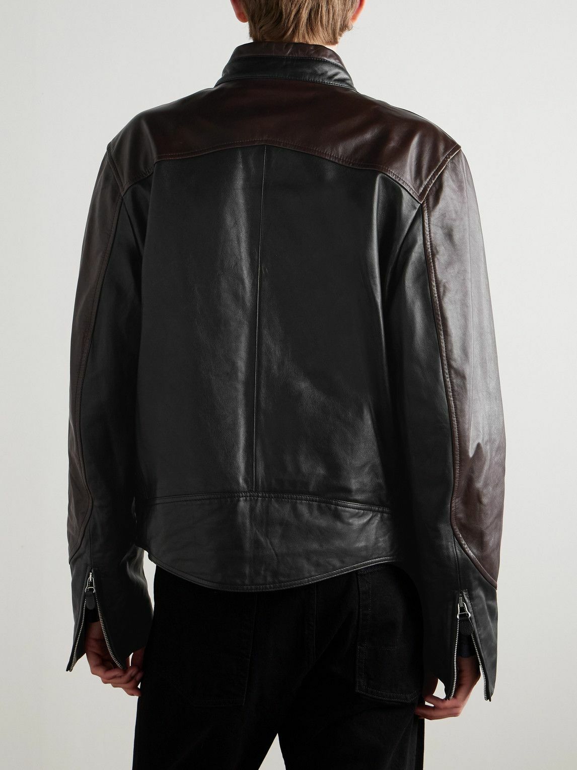 Our Legacy - Emporio Armani Grande Trix Leather Jacket - Black Our