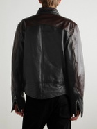 Our Legacy - Emporio Armani Grande Trix Leather Jacket - Black