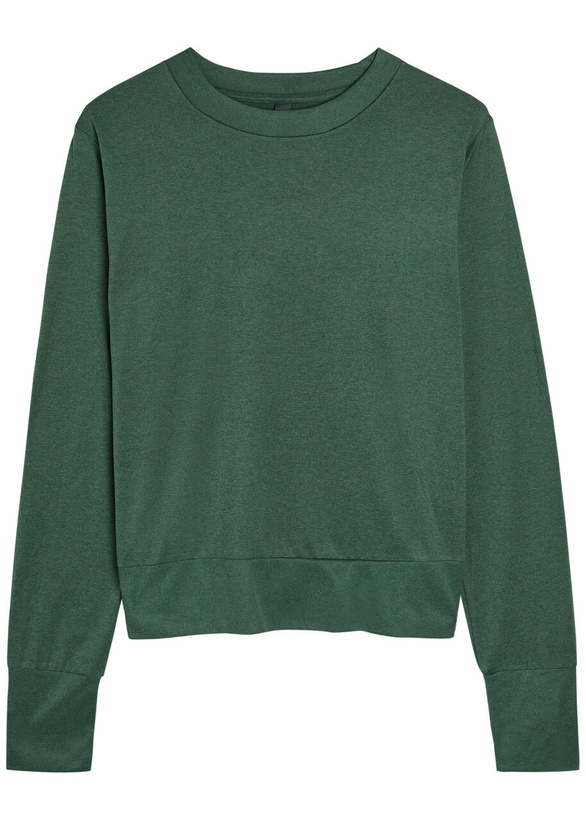 Photo: Vuori Daydream Stretch-jersey top Green
