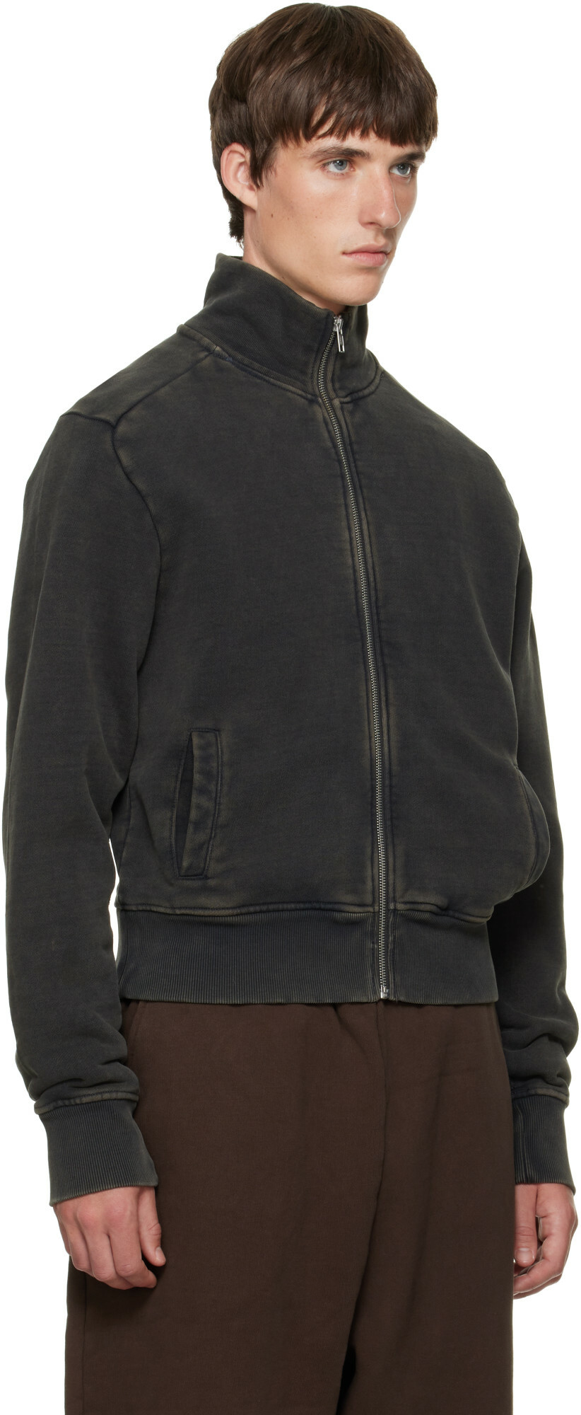 Entire Studios Black Standard Track Jacket