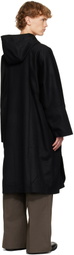 Kiko Kostadinov Black Munno Hooded Coat