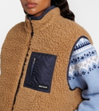 Miu Miu Wool-blend teddy down vest